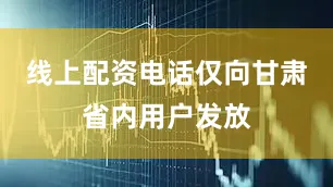 线上配资电话仅向甘肃省内用户发放
